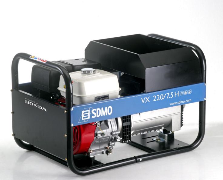 Metināšanas ģenerators SDMO VX 220/7.5H-Noma